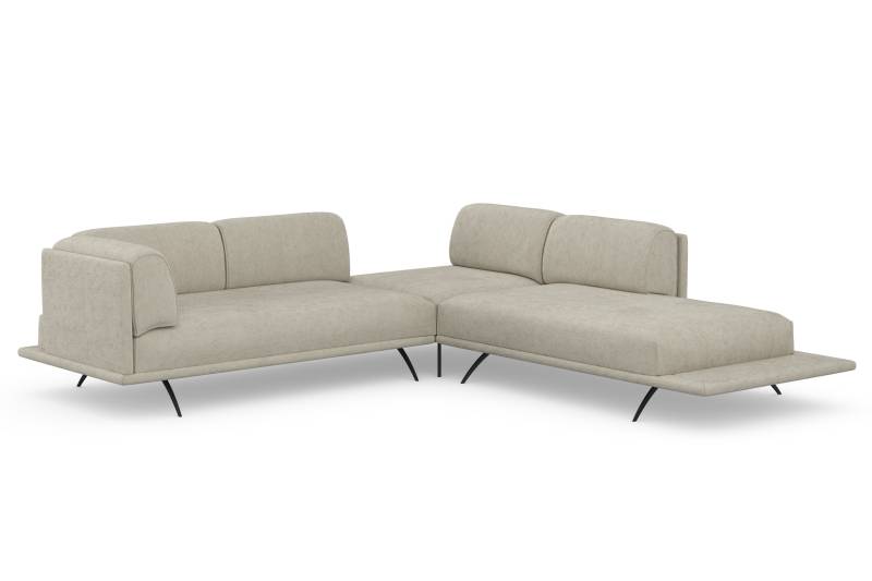 machalke® Ecksofa »benito, L-Form«, mit bezogenem Sockel von machalke®