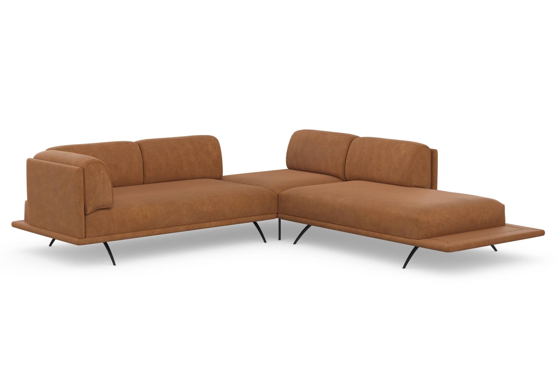 machalke® Ecksofa »benito, L-Form«, mit bezogenem Sockel von machalke®