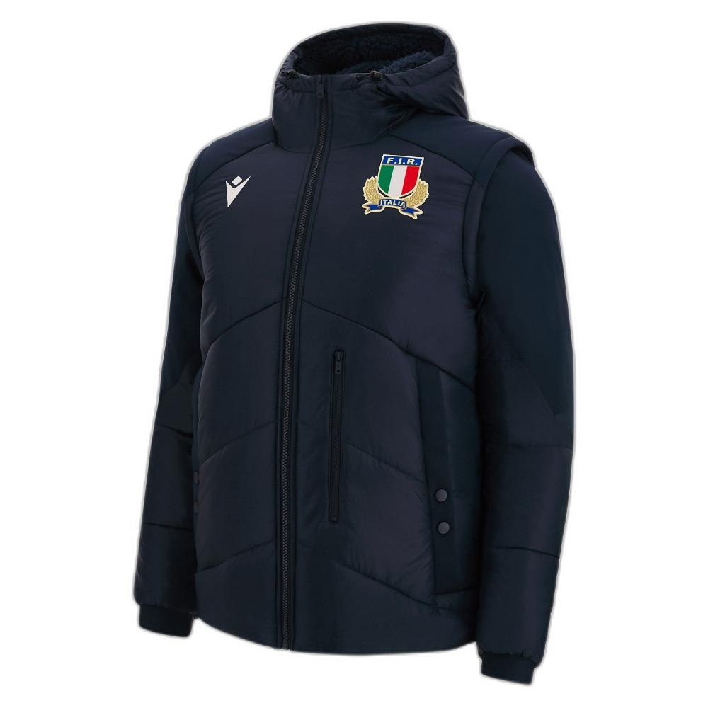 Daunenjacke Mit Abnehmbaren Ärmeln Italie Rugby 2022/23 Damen  XXXL von macron