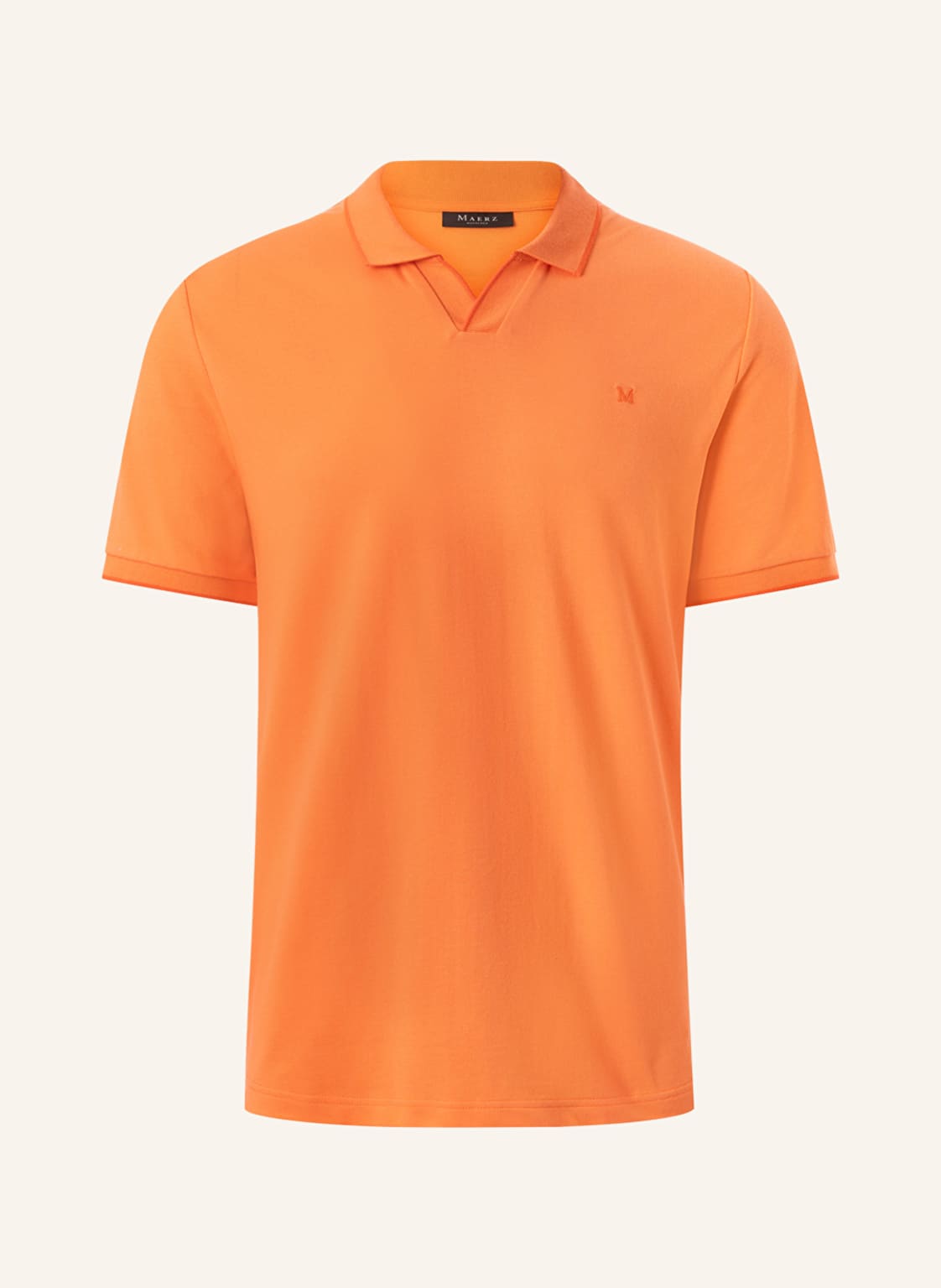 Maerz Muenchen Piqué-Poloshirt orange von maerz muenchen