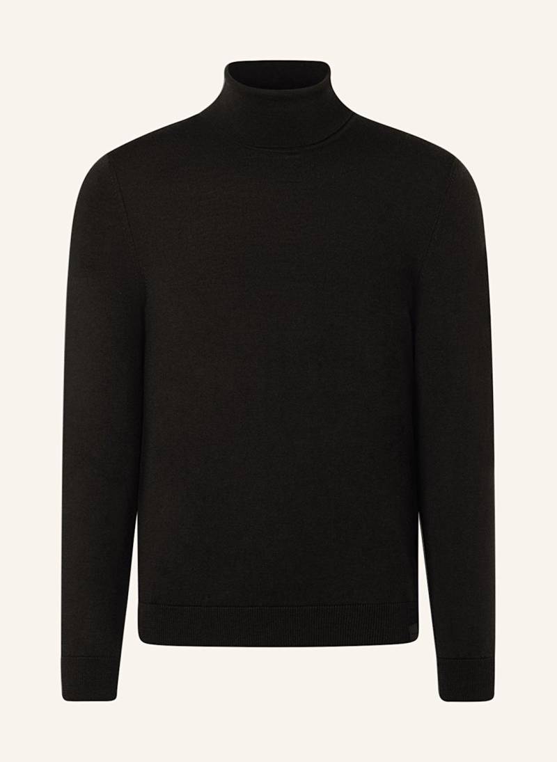 Maerz Muenchen Rollkragenpullover Aus Merinowolle schwarz von maerz muenchen