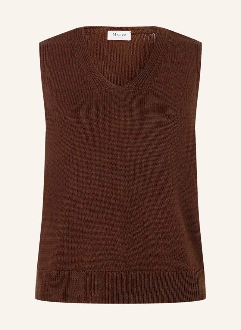 Maerz Muenchen Stricktop braun von maerz muenchen