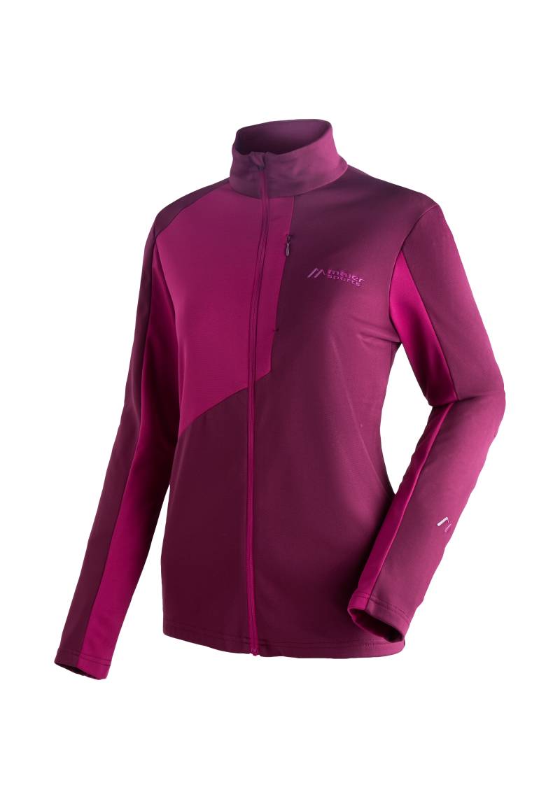 Maier Sports Fleecejacke »Purga Jacket«, Damen Midlayer, Fleece mit aufgerauter Innenseite von maier sports