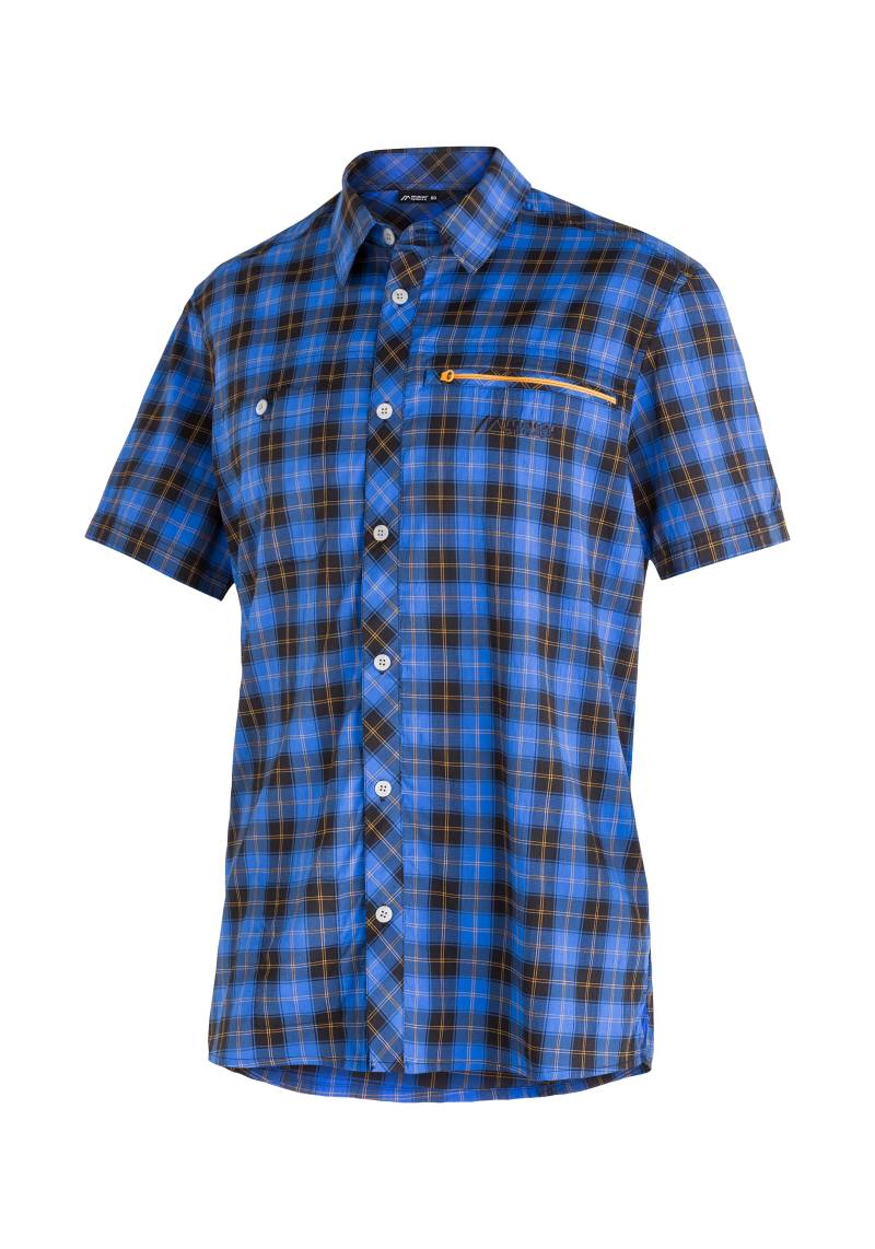Maier Sports Outdoorhemd »Kasen S/S M«, kurzarm Herrenhemd, atmungsaktives Wanderhemd, Karohemd von maier sports