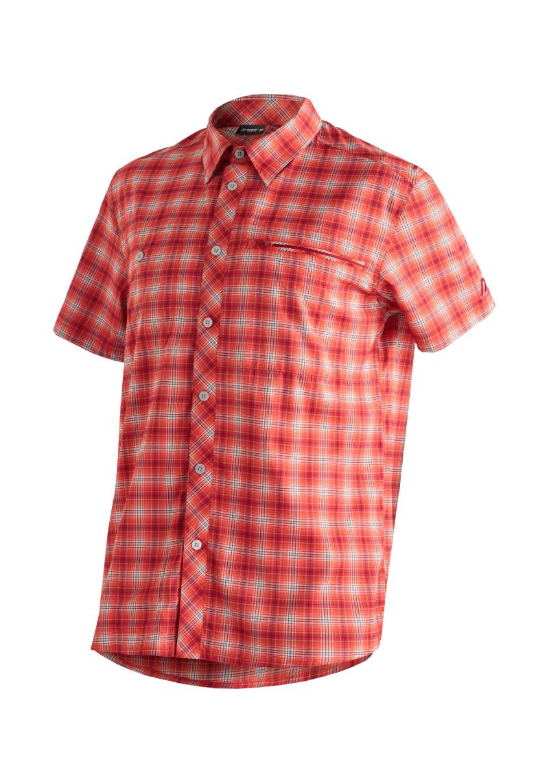 Maier Sports Outdoorhemd »Kasen S/S M«, kurzarm Herrenhemd, atmungsaktives Wanderhemd, Karohemd von maier sports