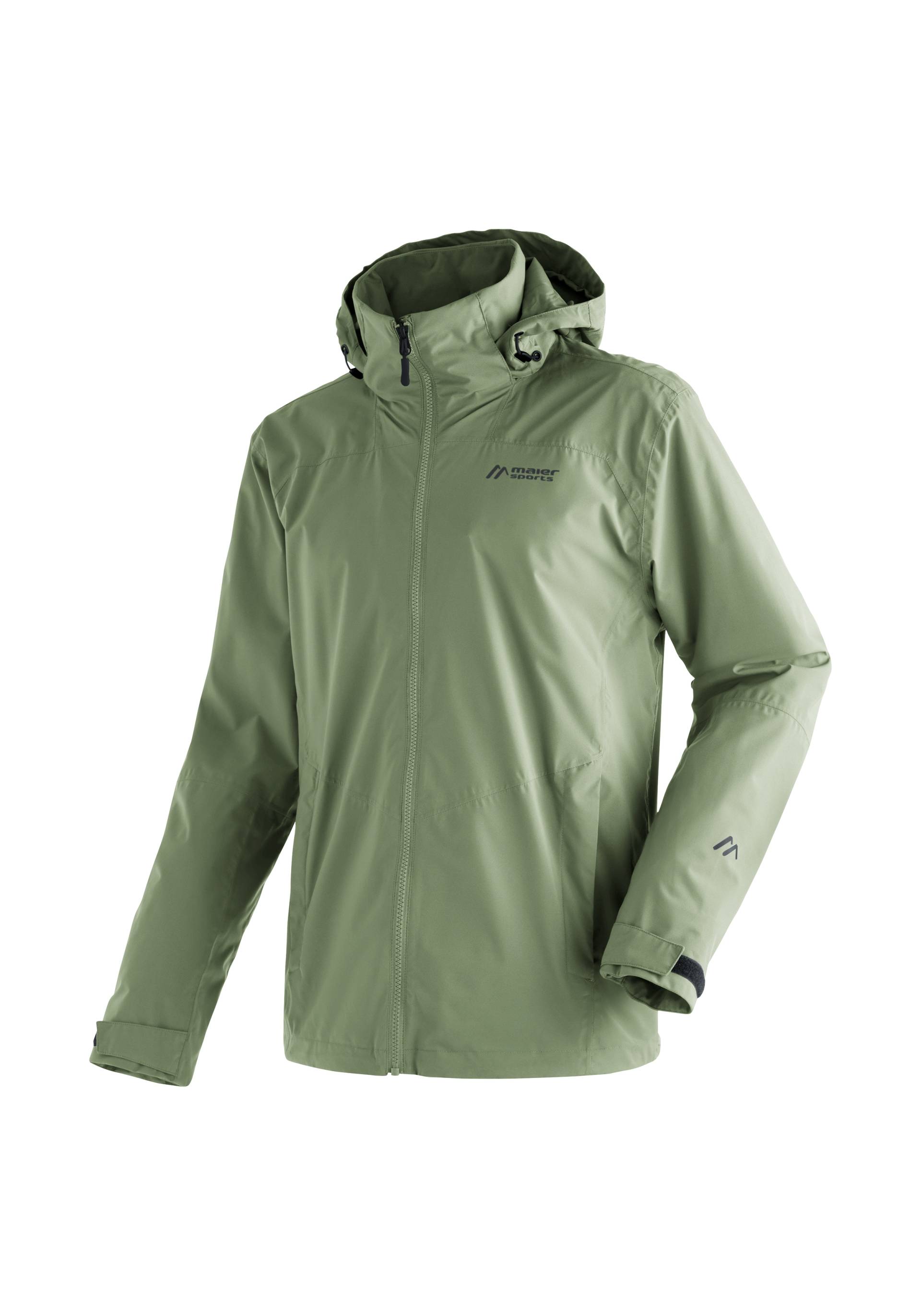 Maier Sports Outdoorjacke »Metor rec M«, Herren Regenjacke wasserdicht mit Kapuze, 2 Taschen aussen, Innentasche Maier Sports Outdoorjacke »Metor rec M«, Herren Regenjacke wasserdicht mit Kapuze, 2 Taschen aussen, Innentasche von maier sports