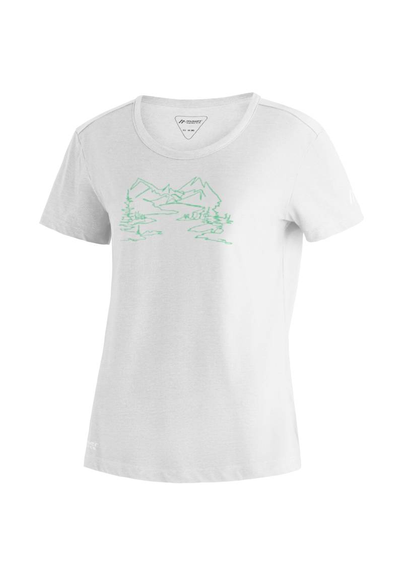 Maier Sports T-Shirt »Thuja W«, Damen Funktionsshirt, Freizeitshirt mit Aufdruck, Regular Fit von maier sports