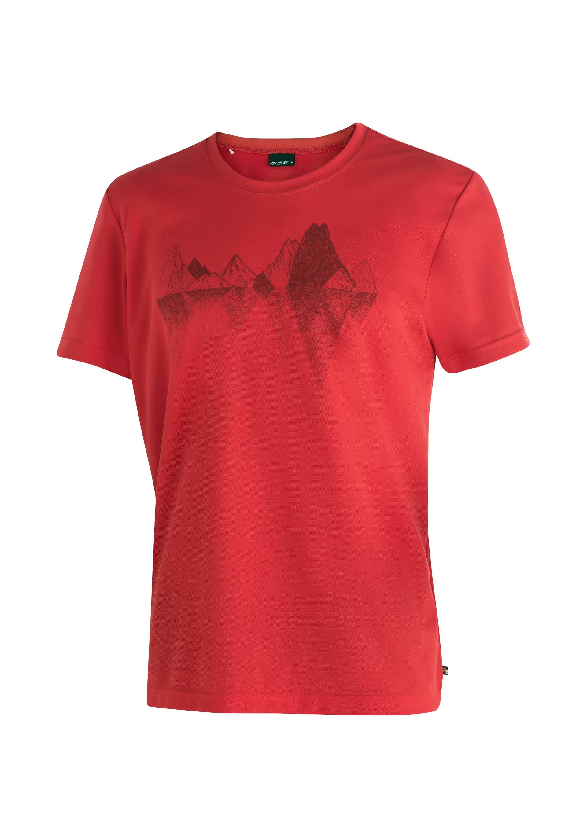 Maier Sports T-Shirt »Tilia Pique M«, Herren Funktionsshirt, Freizeitshirt mit Aufdruck von maier sports