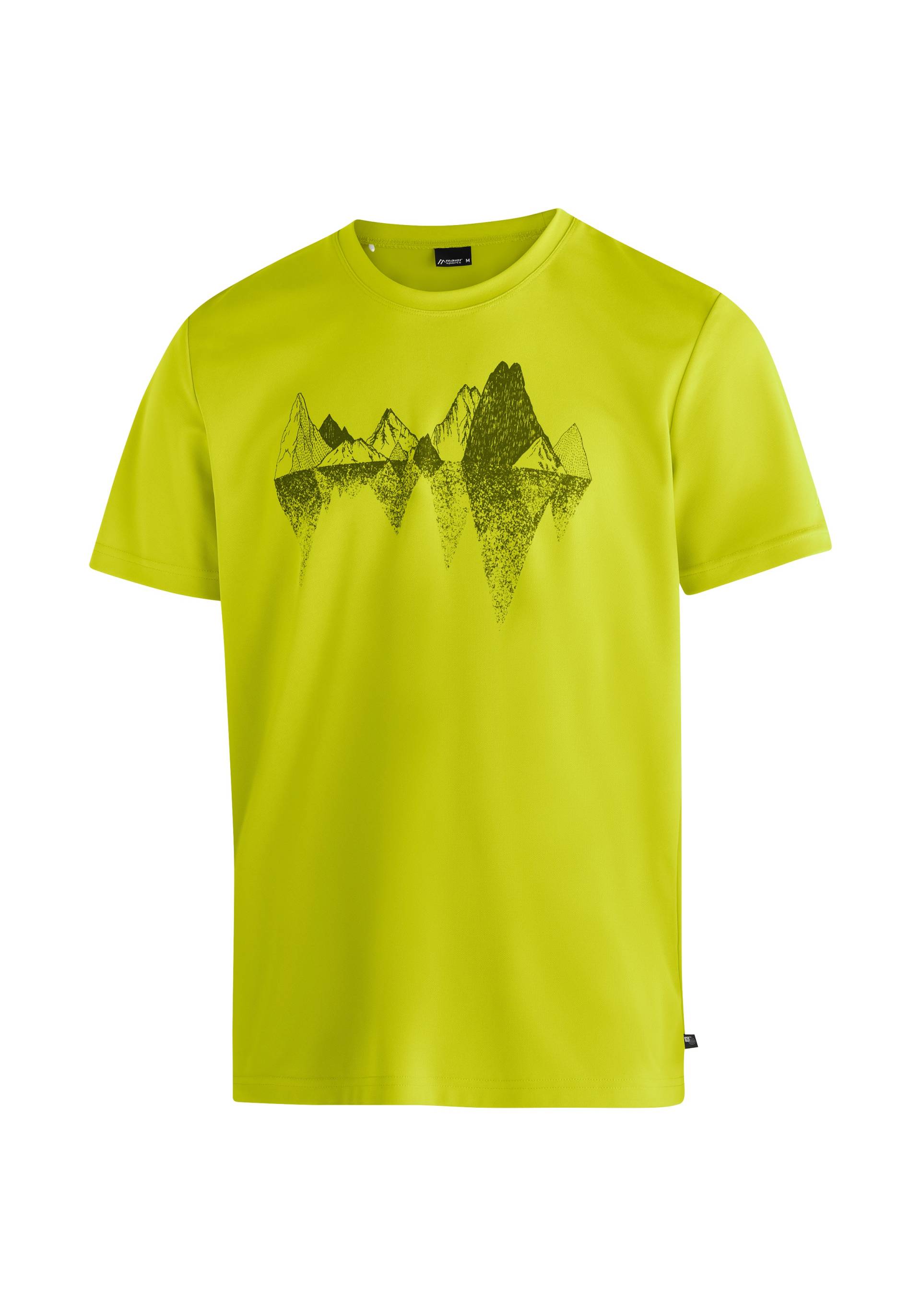 Maier Sports T-Shirt »Tilia Pique M«, Herren Funktionsshirt, Freizeitshirt mit Aufdruck von maier sports