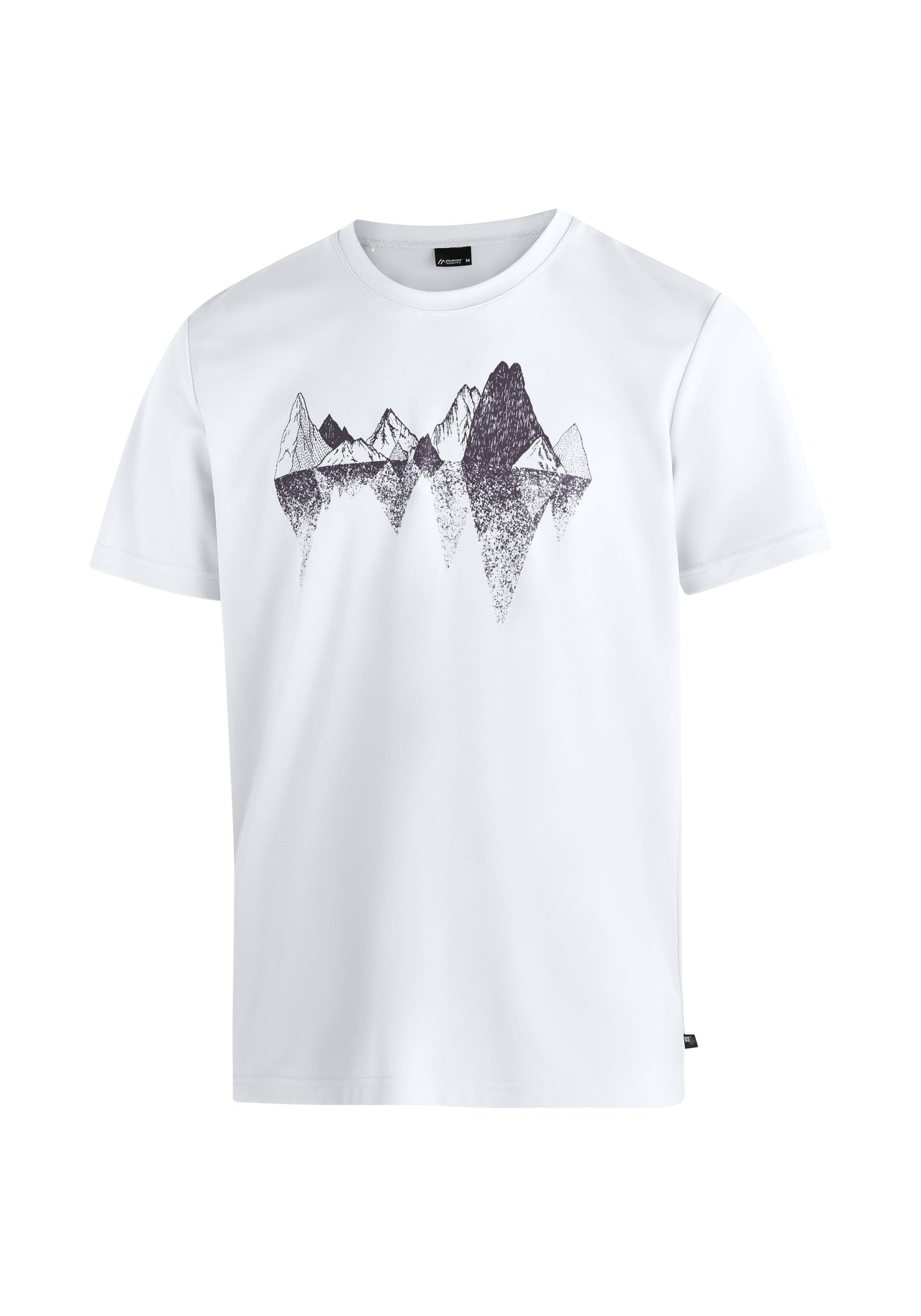 Maier Sports T-Shirt »Tilia Pique M«, Herren Funktionsshirt, Freizeitshirt mit Aufdruck von maier sports