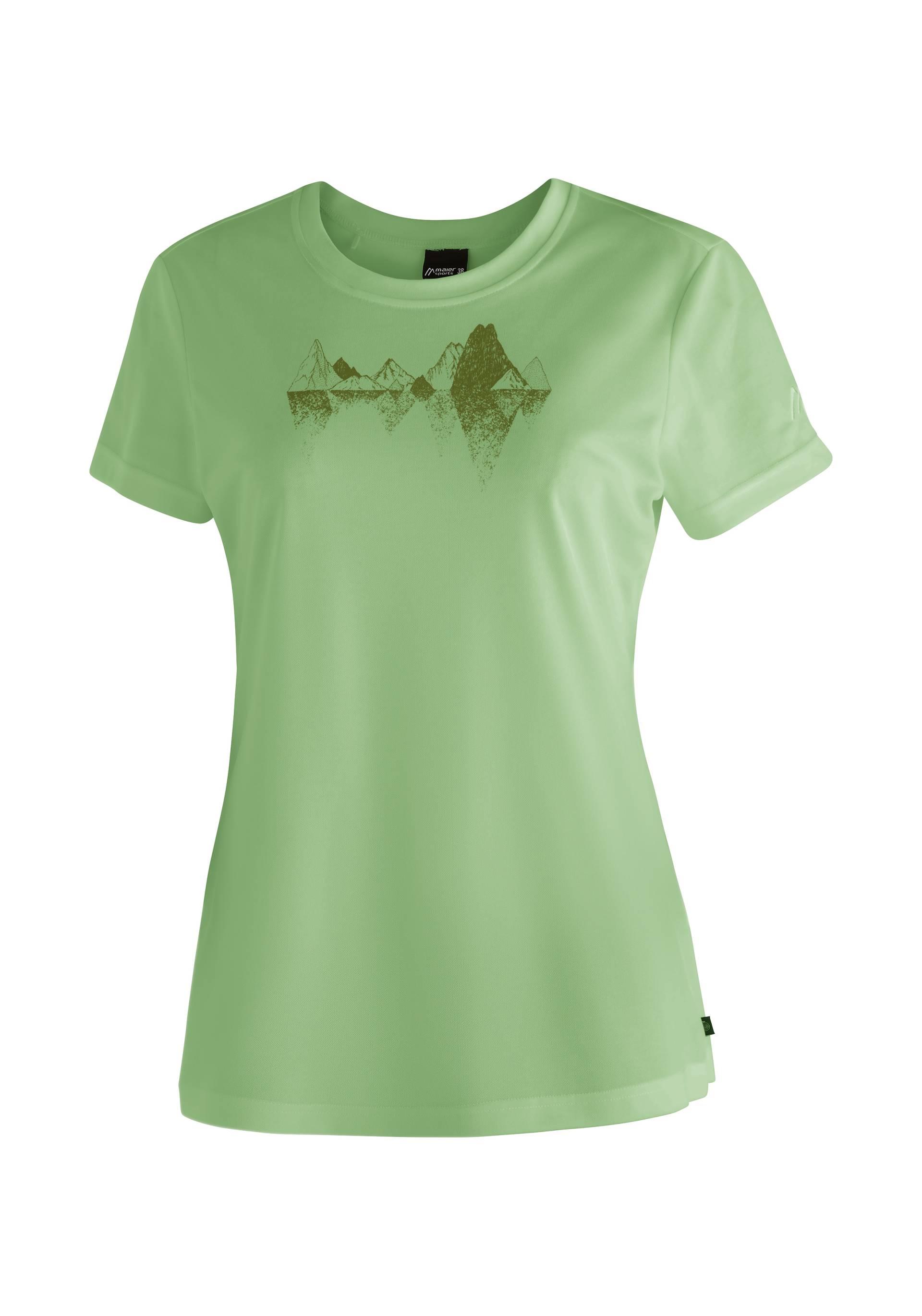 Maier Sports T-Shirt »Tilia Pique W«, Damen Funktionsshirt, Freizeitshirt mit Aufdruck von maier sports