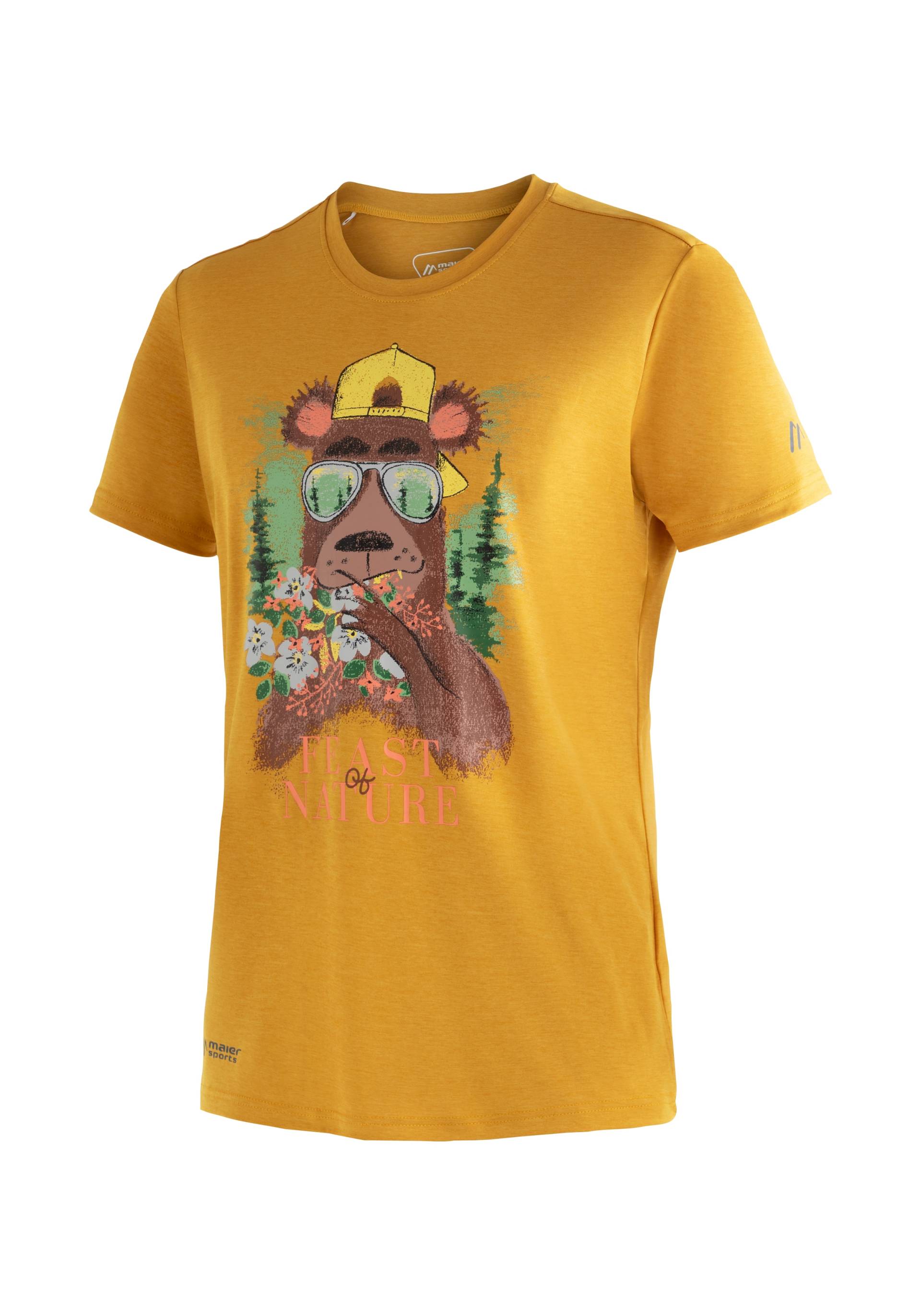 Maier Sports T-Shirt »Tistam S/S M«, Herren Kurzarmshirt mit Print für Wandern und Freizeit von maier sports