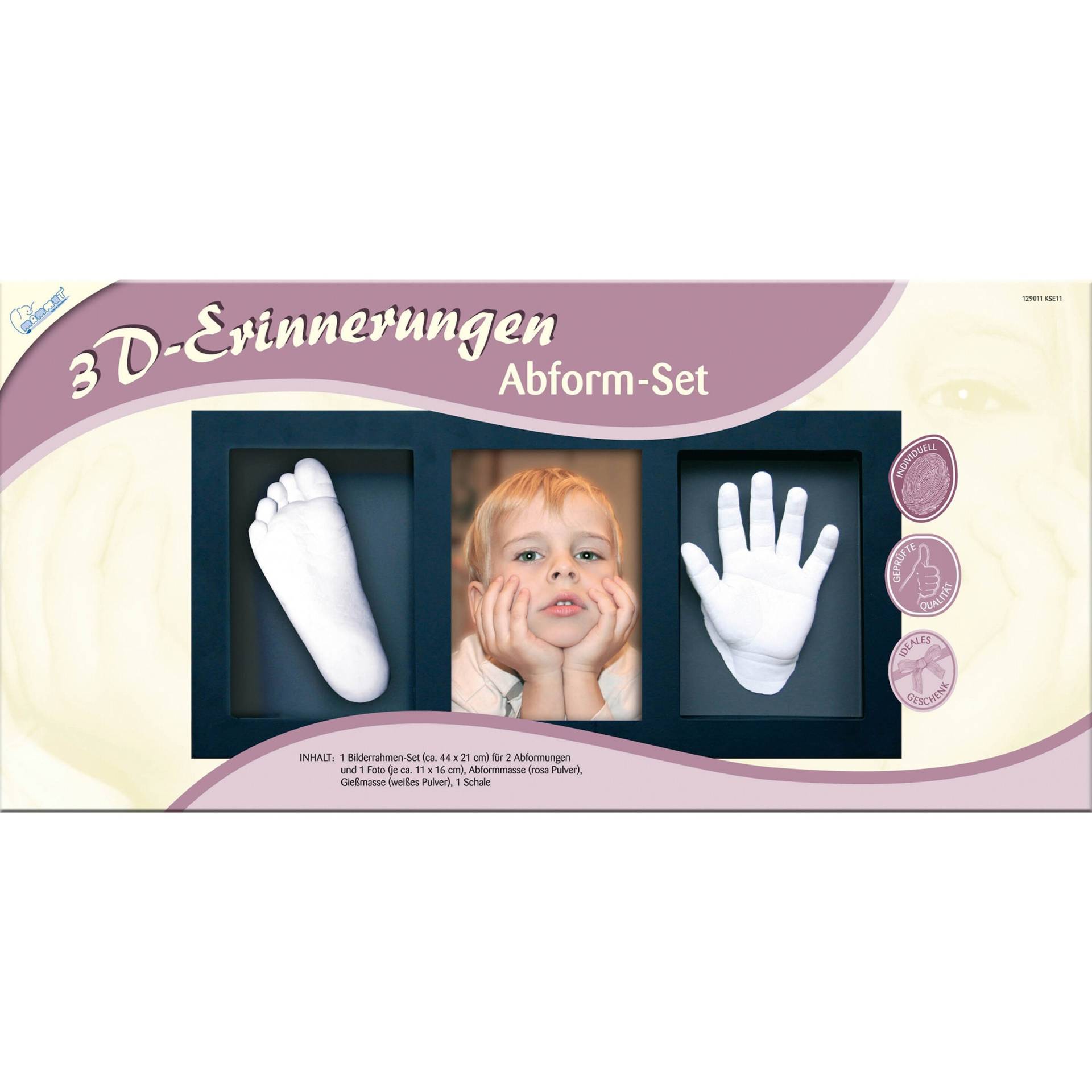 Abform-Set mit Bilderrahmen 3D Erinnerungen Abform-Set mit Bilderrahmen 3D Erinnerungen von mammut
