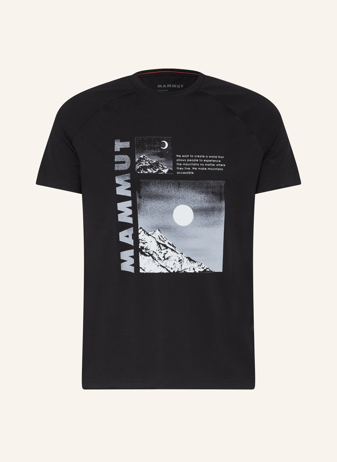 Mammut T-Shirt Mountain Day And Night schwarz von mammut