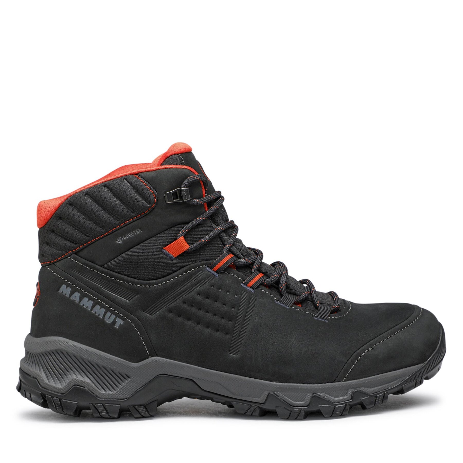 Trekkingschuhe Mammut Mercury IV Mid Gtx GORE-TEX 3030-04710-00654-1075 Black/Hot Red von mammut