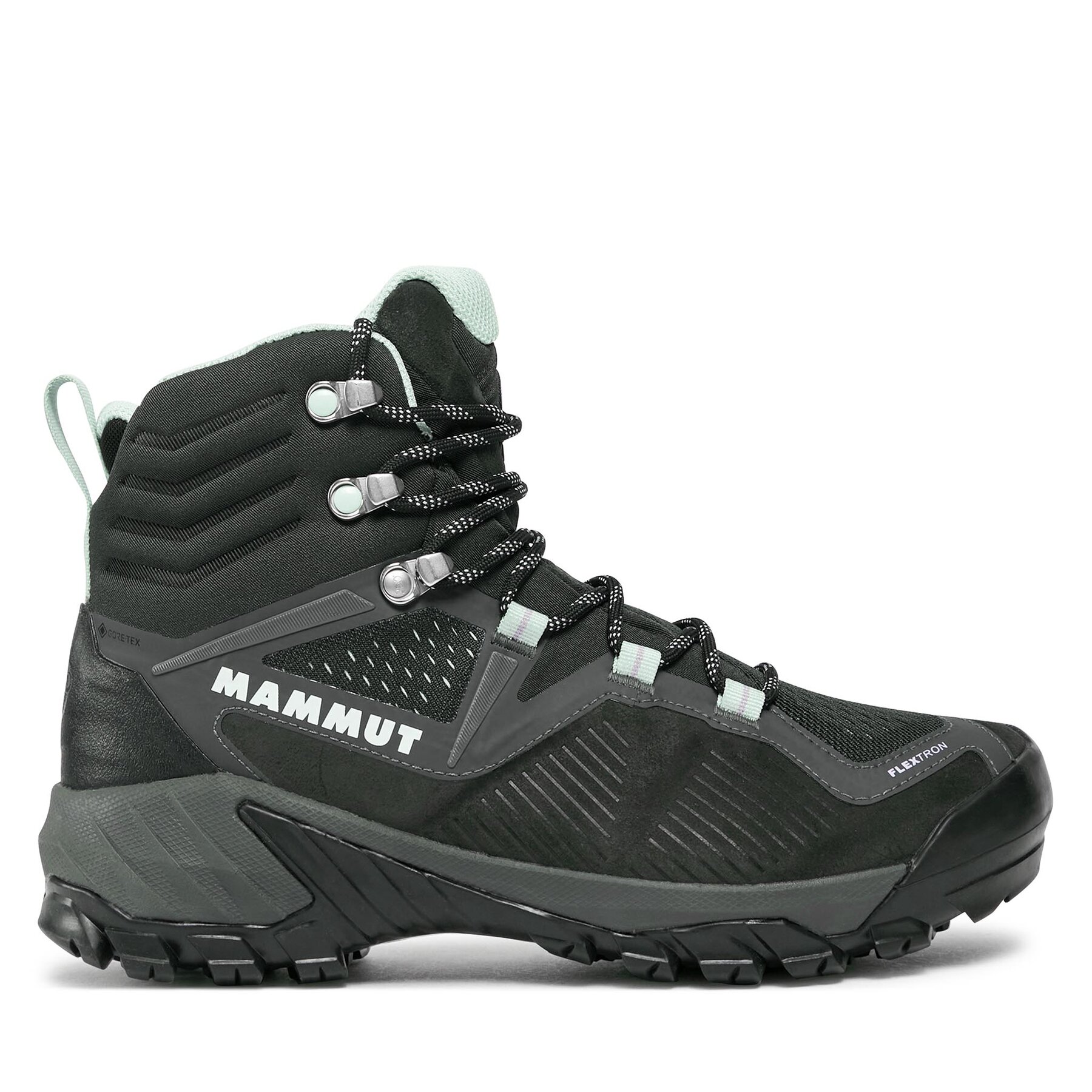 Trekkingschuhe Mammut Sapuen High GTX GORE-TEX 3030-04251-00759-1040 Dark Steel/Neo Mint von mammut