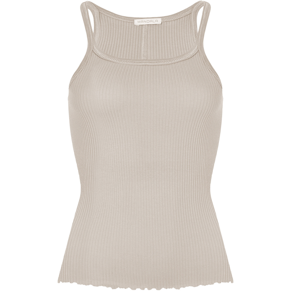 Mandala Damen Ribbed Top von mandala