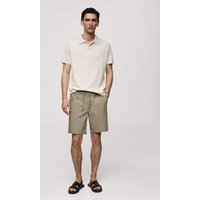 Bermudashorts aus 100 % Baumwolle mit Kordel Bermudashorts aus 100 % Baumwolle mit Kordel von mango man