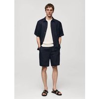 Bermudashorts aus 100 % Leinen mit Kordel von mango man