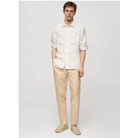 Bundfaltenhose aus Lyocell mit Baumwolle von mango man