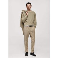 Cool-Wool-Hose mit Bundfaltendetail von mango man