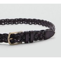 Gürtel aus 100 % Leder in Flechtoptik von mango man