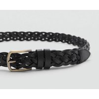 Gürtel aus 100 % Leder in Flechtoptik von mango man
