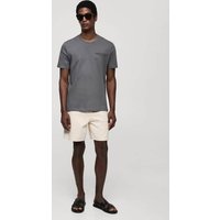 Gemustertes Slim-Fit-T-Shirt von mango man