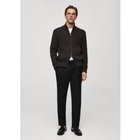 Gerippter Pullover mit Reißverschluss Gerippter Pullover mit Reißverschluss von mango man