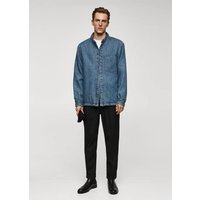 Gestepptes Jeans-Overshirt von mango man