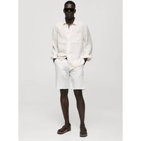 Gestreiftes Regular Fit-Hemd aus 100 % von mango man