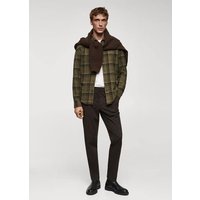 Kariertes Regular Fit-Hemd aus Flanell von mango man