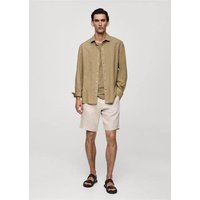 Classic Fit-Leinenhemd von mango man