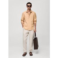 Classic Fit-Leinenhemd von mango man