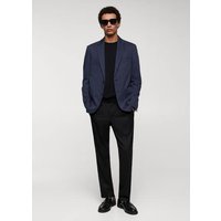 Karierter Slim Fit-Blazer aus Baumwolle von mango man