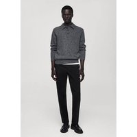 Straight Fit-Baumwollhose mit Kordel von mango man