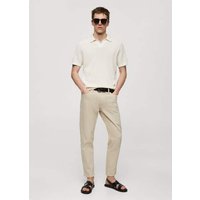 Strukturiertes Strick-Poloshirt von mango man