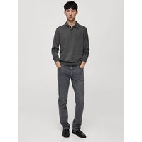 Langarm-Poloshirt aus 100 % Merinowolle Langarm-Poloshirt aus 100 % Merinowolle von mango man