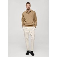 Polo-Sweatshirt aus Baumwolle Polo-Sweatshirt aus Baumwolle von mango man