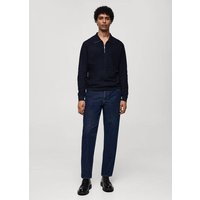 Pullover mit Zip-Kragen von mango man