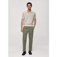 Regular Fit Bundfaltenhose aus Baumwolle Regular Fit Bundfaltenhose aus Baumwolle von mango man