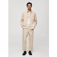 Regular Fit Bundfaltenhose aus Baumwolle Regular Fit Bundfaltenhose aus Baumwolle von mango man