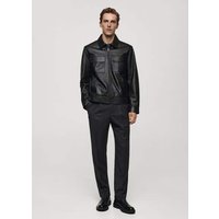 Regular Fit-Bundfaltenhose von mango man