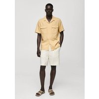 Regular Fit-Hemd aus Leinen mit Baumwolle von mango man