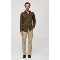Regular Fit-Hemd aus Stretch-Baumwolle Regular Fit-Hemd aus Stretch-Baumwolle von mango man