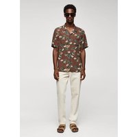 Regular Fit-Hemd mit Hawaii-Muster von mango man