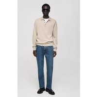 Straight-Fit-Jeans mit dunkler Waschung von mango man