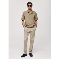 Regular Fit-Poloshirt aus Sweatshirt-Gewebe von mango man