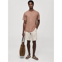 Regular-Fit-T-Shirt aus Leinen Regular-Fit-T-Shirt aus Leinen von mango man