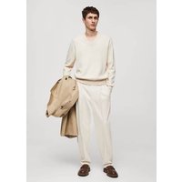 Relaxed Fit-Bundfaltenhose von mango man